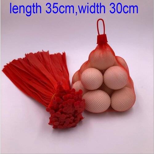 100pcs Nylon mesh bag fruit bag vegetable bag shopping bag plastic bag storage bag