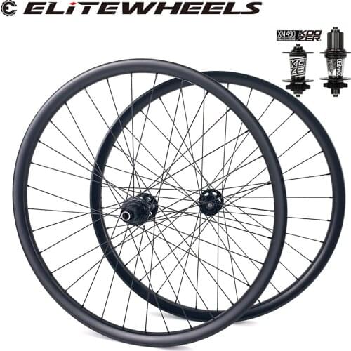 29er MTB Carbon 35mm*25mm Rim For Koozer XM 490 Hub Mountain Bike Wheel Cross Country/all Mountain Wheelset 700c Hookless