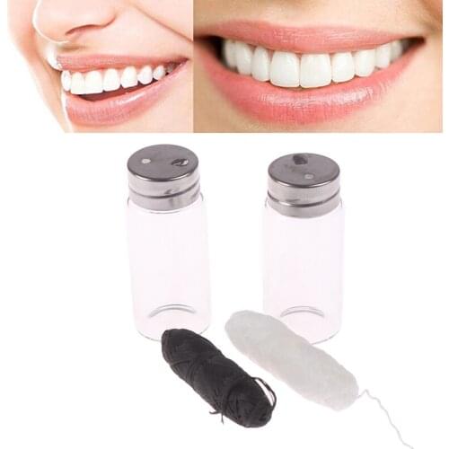 30M Eco-Friendly Dental Flosser Teeth Cleaning Wax Bamboo Dental Floss Spool Toothpick Teeth Flosser Oral Hygiene