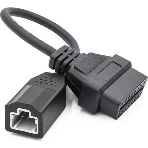 Car Diagnostic Auto Tool OBD2 16Pin Extension Cable OBD to OBD2 Connector Adapter Auto For Honda 3pin HDS OBD 2 Diagnostic Cable