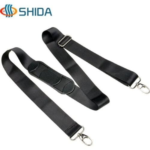 Free shipping 3.8*150cm shoulder bag accessories taping Nylon shoulder Pads Strap webbing belt with Double hanger hook for bags