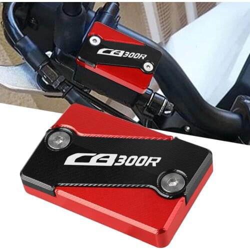 CB300R Motorcycle Accessories Aluminum Front Brake Fluid Master Reservoir Cover Cap For HONDA CB 300 CB300 R CB300R 2018-2019