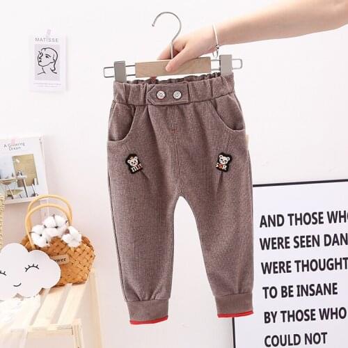 IENENS Toddler Infant Boys Casual Pants Baby Girl Loose Trousers Bottoms Spring Autumn Kids Clothes Clothing 0-3Years