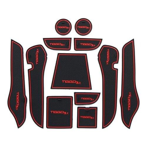 Used for Tiggo 3X 16-18 Tiggo3 slot skid pad dust latex water coaster