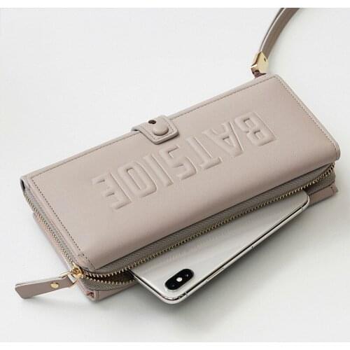 Purse Womens Wallet Female Famous Brand Card Holders Cellphone Pocket Women Money Bag PU Leather Clutch Women Wallets CY-63