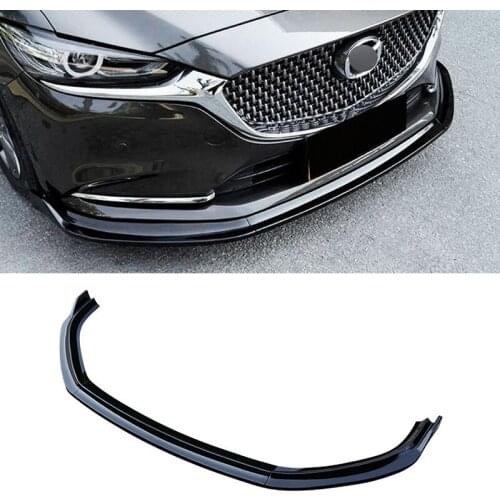 Applicable To For Mazda6 ABS Plastic Primer Color Body Front Split Lip Fender Spoiler Auto Parts Axela 4 Door M6 Refit 2020-2021