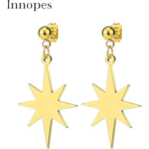 Innopes Star Stud Earrings set 2019 fashion jewelry Earrings for women female girl Geometric hanging Oorbellen accessories
