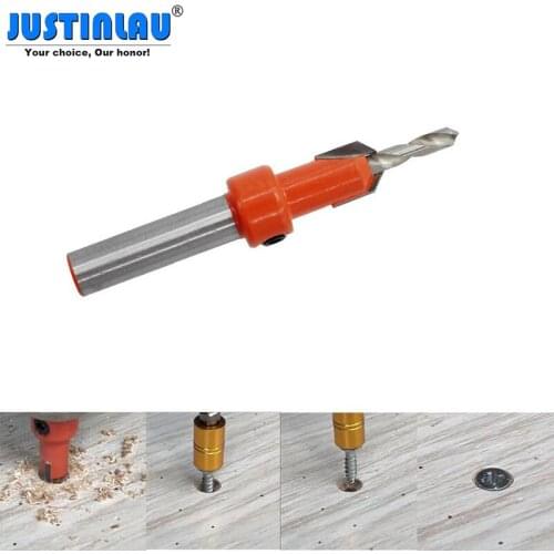 Hss Countersink Drill Bit Woodworking Screws Chamfering Wood Hole Drills Bit Countersinking round Shank Timber plastic Working
