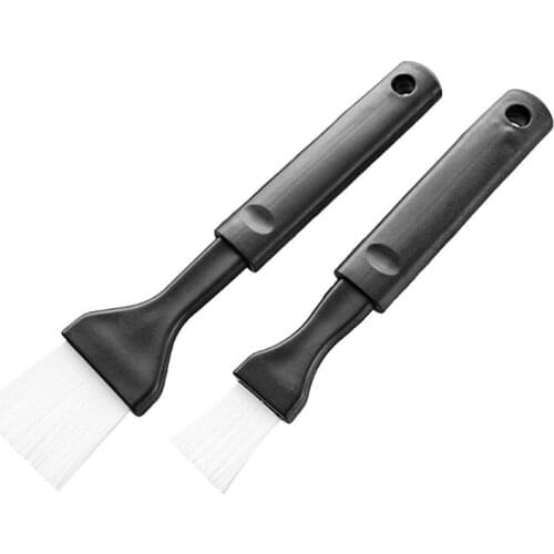 VFGTERTE 2pcs/set Durable Portable Barbecue Brush Plastic Handle Nylon Oil Brush Outdoor Kitchen Cooking Baking Tool