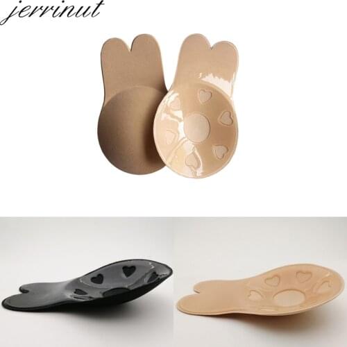 2 Pairs Invisible Adhesive Bra Strapless Bras For Women Push Up Bralette Silicone Brassiere Plak BH Rabbit Bra Dropshipping VIP