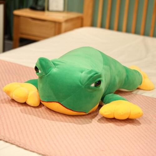 1pc 60cm frog Plush Toy frogs Doll Stuffed Animal Soft stuffed Toy Dropshipping Christmas Holiday Gift For Kids