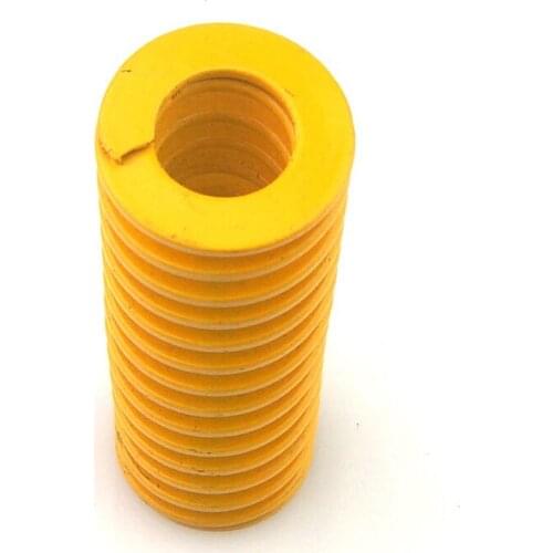 1PCS Yellow Long Light Load Stamping Compression Mould Die Spring Outer Diameter 40mm Inner Diameter 20mm Length 40-100mm