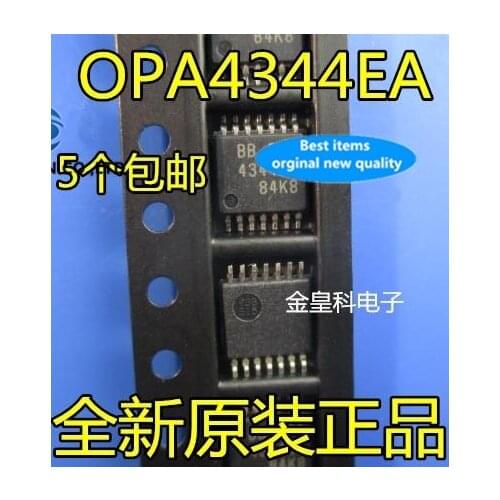10PCS │ OPA4344 OPA4344EA TSSOP14 operational amplifier IC chip in stock 100% new and original