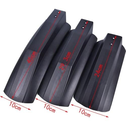 2Pcs 378g Snow Bicycle Mountain Bike plastic Front Rear Mud Guard Fenders for Fat Tire