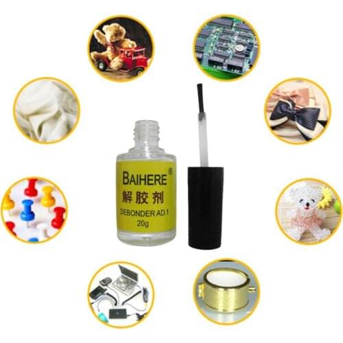 20ML 502 Glue Dispergator Debonder Remover Cleaning Quick-drying Instant Adhesive Liquid Tool Q6PA