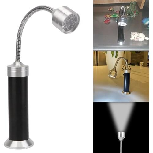360 ° Adjustable 1 pcs Soft Tube Lighting Lamp Outdoor lighting BBQ Grill Light 9 LED Flashlight Magnetic Base Super-Bright