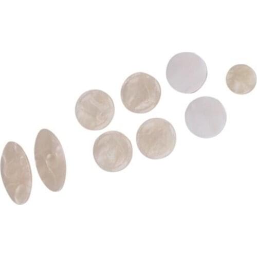 9Pcs/Set Saxophone Clasp Pads Buckle Button Snap Pad Key Shim for Sax Musical Instrument