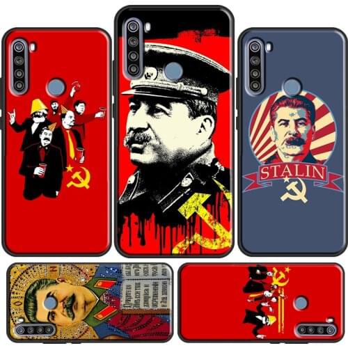Stalin Soviet Union Case For Xiaomi Redmi Note 9 Pro 9S Note 8 Pro 8T 7 Cover For Redmi 9 A 8 9C K30 Ultra