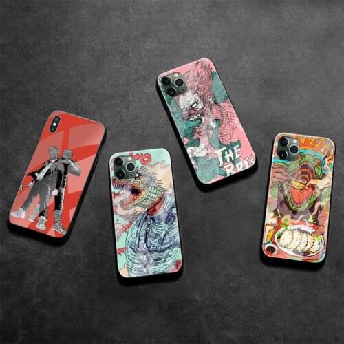 Anime Dorohedoro Phone Case Tempered Glass For iPhone 12 pro max mini 11 Pro XR XS MAX 8 X 7 6S 6 Plus SE 2020 case