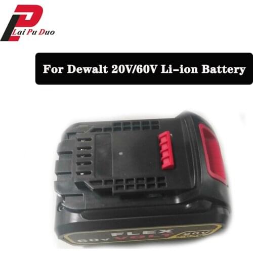 DCB606 20V/60V 9000mAh Max Lithium-ion battery For Dewalt Replacement Rechargeable Battery Power Tool Batteries
