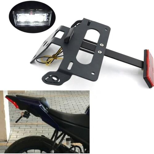License Registration Plate Holder Fit For Yamaha YZF R15 R150 2017-2021 Motorcycle Accessories Rear Tail Tidy Fender Eliminator