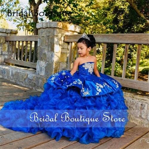 Two Pieces Children Princess Dress Beauty Pageant Dress Puffy Flower Girl Birthday Dress Photography Dress