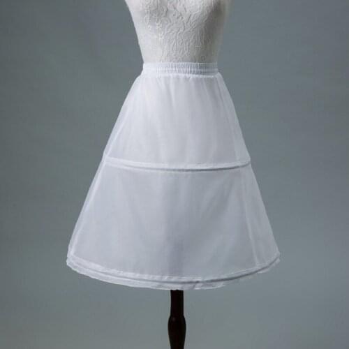 Childrens Dress Lolita Childrens Crinoline Pettiskirt Performance Dress Two Steel Rings Bone Lace-up Elastic Slip Dress