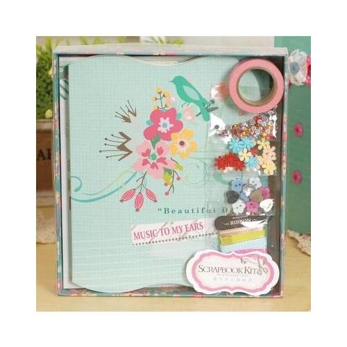 DIY Scrapbook Album DIY Handmade Childrens Album Couple Luxury Baby Scrapbooking Set SRC