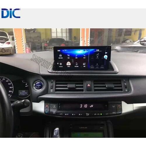 For Lexus 2011-2017 CT200h Android system Wireless Navigation 10.25 inch 2 din wireless Steering-Wheel bluetooth USB player