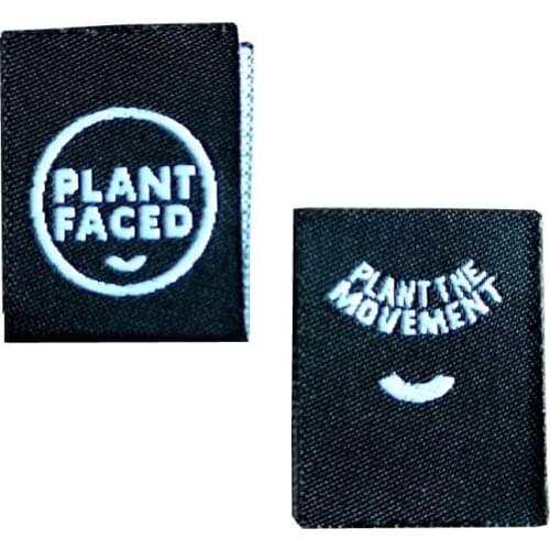 Custom clothing labels Customized fabric Recycle Woven tags Garment Shoes Bags Label sewing Labels Embroidered Tag Free Shipping