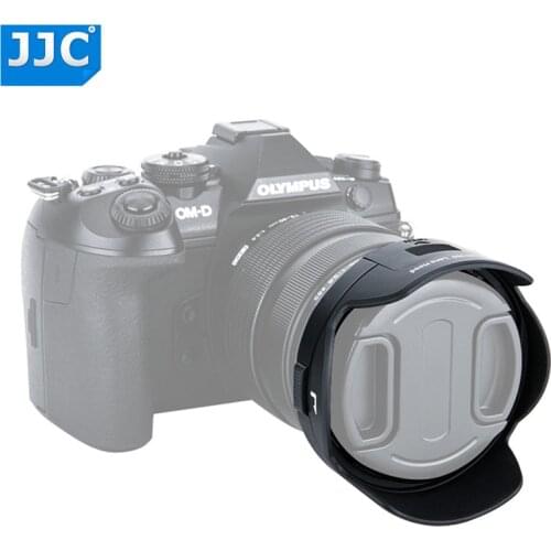 JJC Reversible Lens Hood For Olympus M.Zuiko Digital ED 12-40mm f/2.8 PRO Lens Fits CPL Filter replaces Olympus LH-66