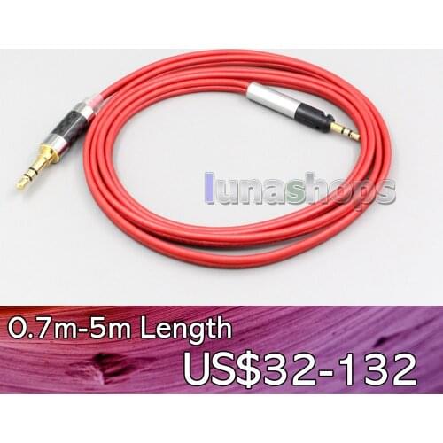 LN006701 4.4mm XLR 2.5mm 99% Pure PCOCC Earphone Cable For Sennheiser HD598 Cs HD599 HD569 HD579 HD558 HD518 Headphone