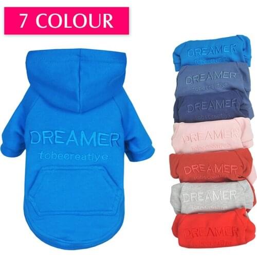 Classic Pet Dog Clothing Sweater Hoodie Winter Dogs Clothes Cotton T Shirt Puppy Coat jacket for Small dog Chihuahua Pet Costume