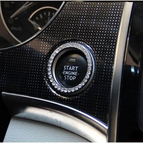 Car ignition key ring decorative cover for Toyota Corolla RAV4 Yaris Honda Civic Accord Fit CRV Nissan Qashqai Juke X-trail