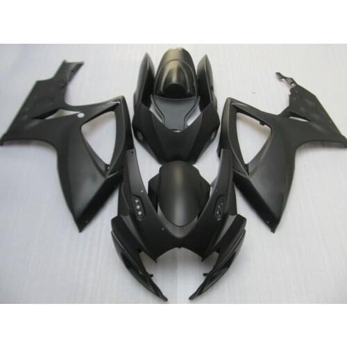 Motorcycle Fairing kit for GSXR600 750 K6 06 07 GSXR 600 GSXR750 2006 2007 ABS Top matte black Fairings set+Gifts SB13