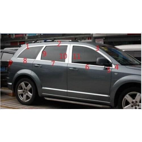 Stainless Stain Window Frame Trim for Dodge Journey 2009 2010 2011 2012 2013