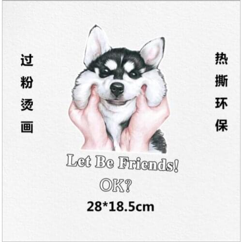 New pinch face cat men pet heat ironing cloth stickers clothing accessories decals clothes DIY t shirt sweater patch