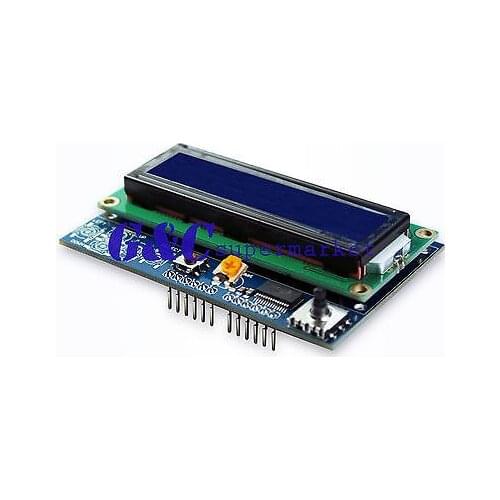 NEW design I2C 1602 LCD Shield Blue LCD 2 PINS
