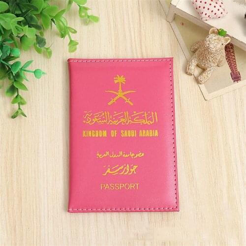 New Saudi Arabia Travel Passport Case Protector Business Protective Passport Holder Document Orgainzer Case for Saudi Arabia