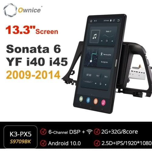Ownice For Hyundai Sonata 6 YF i40 i45 2009 2010 2011 2012 2013 2014 Android Car DVD Player Navigation GPS Rotatable Stereo