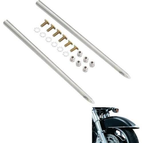 Motorcycle Front Fender Spear Trim For Harley Touring Electra Glide Softail Heritage Classic FLSTC 86-18 Touring 82-13