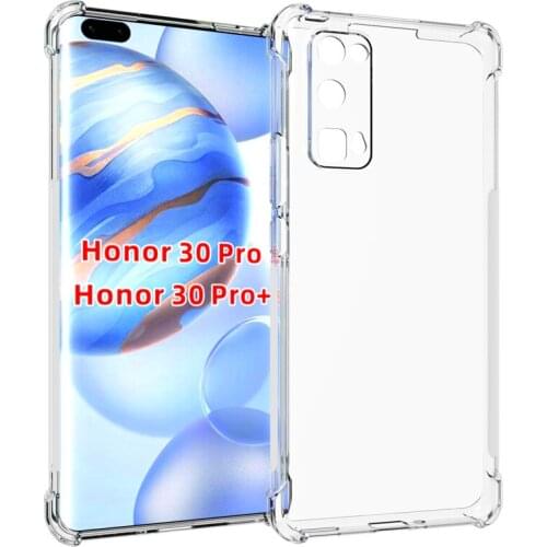 Crystal Clear Anti-slip Anti-Scratch Shockproof Durable Flexible TPU soft Case Cover for huawei honor 30/Honor 30 Pro