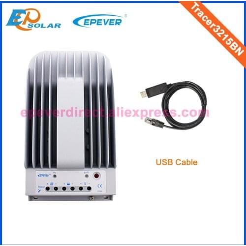 Regulator with USB cable connect PC Solar Panels 12V 390W home system apply EPEVER EPsolar Tracer3215BN 30A 30amps
