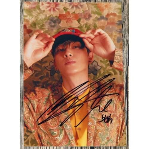 Hand signed S.J Super Junior EunHyuk Eun Hyuk autographed photo repackage 6 inches freeshipping K-POP 042017B