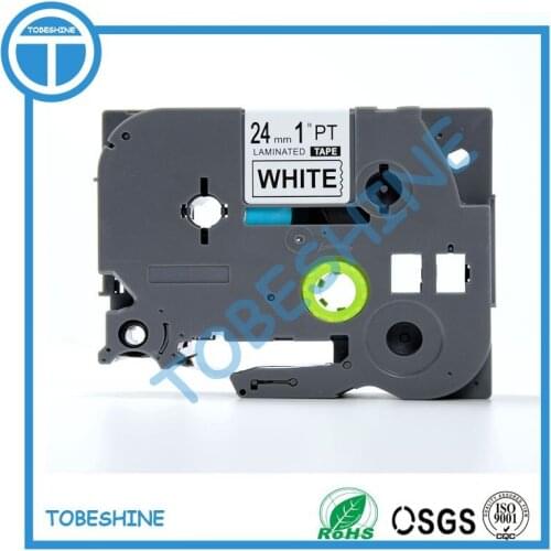 Compatible 10 pcs 24mm TZ tape TZ-251 + 10 pcs TZ-241 +10 pcs TZ-221+ 10 pcs M-K221