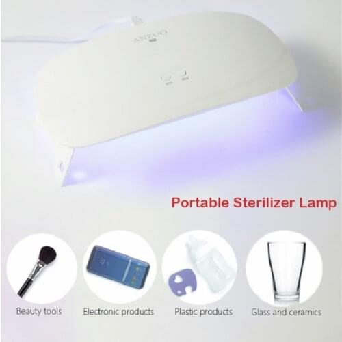 UV Sterilizer Disinfection Cabinet Ultraviolet Light Sterilization Manicure Tools Household UV Sterilizezation Box For Nail Art