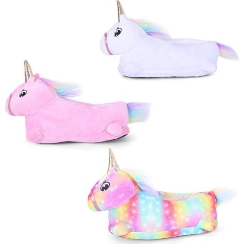 Toddler Kids Unicorn Slippers Cartoon Animal Claw Onesies Pajamas Baby Home Shoes Boys Girls Adult Casual Cosplay Home Slippers