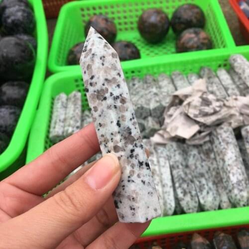 1pcs Natural sand blue quartz crystal healing point