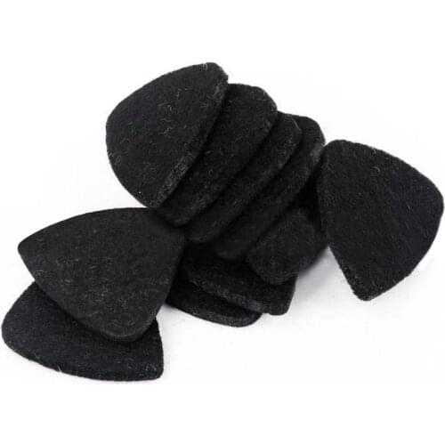 IRIN Ukulele Soft Felt Guitar Picks Plectrum Personalized Ukelele Bass Guitarra Accessories Stringed Musical Instrument Blcak