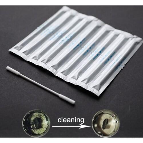 10Pcs Wet Alcohol Cotton Swabs Portable Double Head Cleaning Stick Clean Tools Seperated Vacuum Package